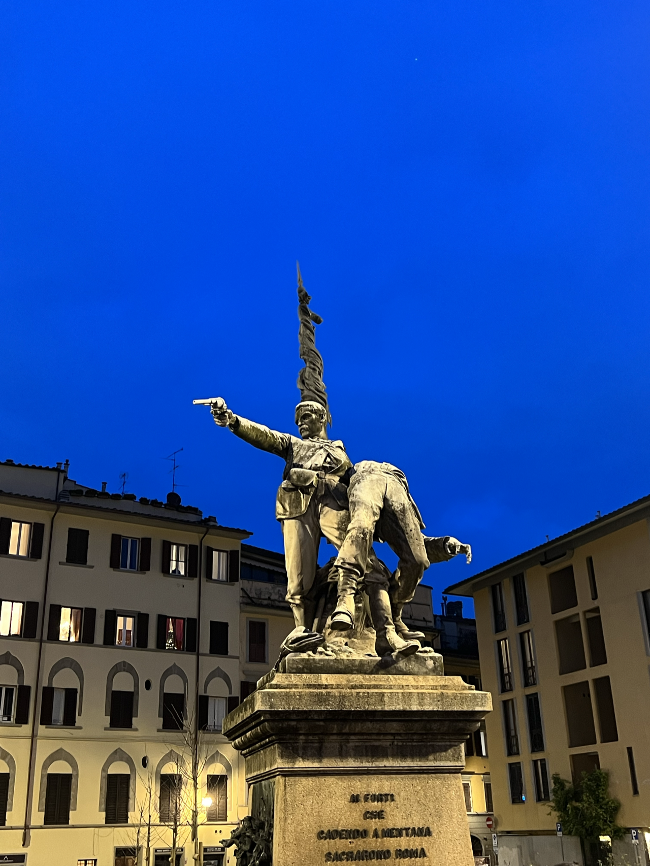 Monument at blue hour