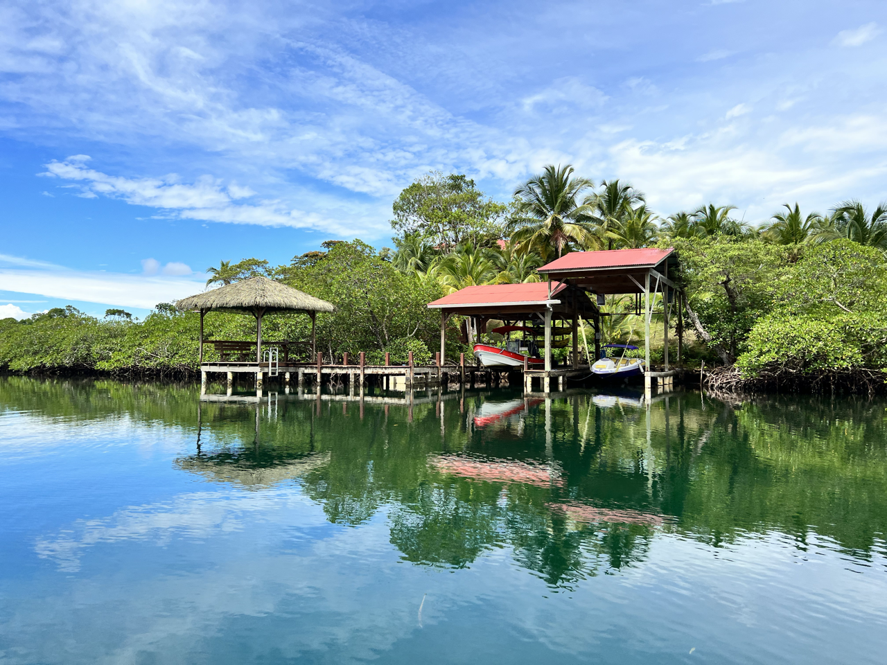 Docks on Isla Solarte